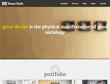 Tablet Screenshot of mhomestyle.com